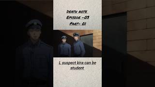 Death Note Episode 03 part1 Hindi dubbed deathnotehindi anime netflixanime japaneseanime [upl. by Calle]