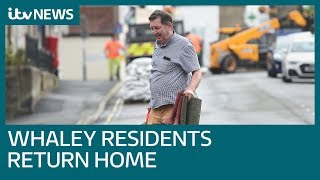 Hundreds of Whaley Bridge residents return home  ITV News [upl. by Aicert]