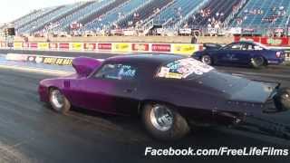 Free Life Films  NMRANMCA Joliet Nostalgia Pro Street Round 1 Qualifying [upl. by Yltnerb]