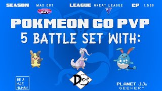 Pokémon GO PvP  Great League 5 Rounds Morpeko  Goodra  Azumarill [upl. by Laehcim242]