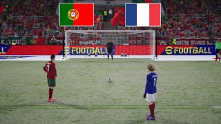 Portugal VS France  Penalty Shootout  Final world Cup  Ronaldo vs Griezmann  eFootball 2025 [upl. by Ynohtnaed]