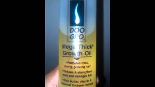 Doo Gro quotMega Thick Growth Oilquot IT REALLY WORKS [upl. by Eirrab]