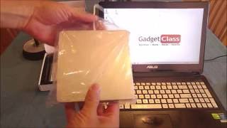 Review Ultra Slim External DVD Drive  USB 30 Slot Loading Burner by DoHonest  DVDRW [upl. by Ardnaed]