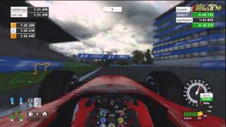 Formula One Championship Edition PS3  Michael Schumacher Onboard Lap on Imola Rain [upl. by Gorman]