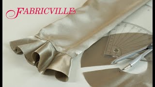 Madeleine amp Fabricville  How to sew a flounce edge [upl. by Miksen]