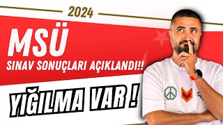 MSÜ 2024 Sınav Sonuçları ve Sıralamalar [upl. by Koffman]