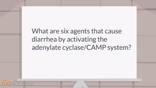 Causes of diarrhea mediated by activation of CAMP [upl. by Denison581]