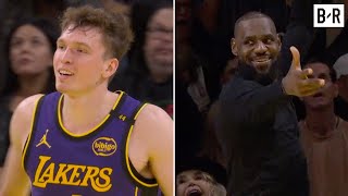 Dalton Knechts 3rd Quarter Takeover vs Jazz Had LeBron James Hyped  2024 NBA Cup [upl. by Pilihp563]