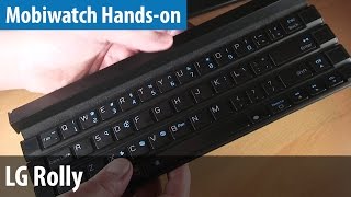 Rollbare Tastatur LG Rolly im Mobiwatch Handson  deutsch  german [upl. by Mueller]