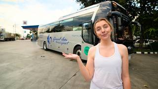 BANGKOK to SIEM REAP with GIANT IBIS bus We didnt expect this [upl. by Ydnir]