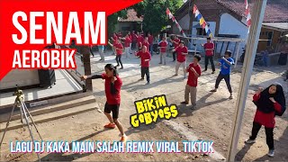 BIKIN GOBYOSS  Senam Aerobik 4 menit Lagu Dj Kaka Main Salah Full Bass Remix Viral Tiktok [upl. by Narayan]