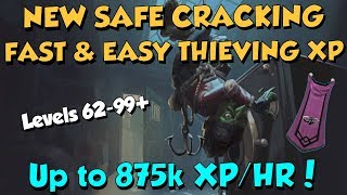 updated guide in description Safe Cracking Fast Thieving XP  Level 62 Runescape 3 [upl. by Jarrid647]