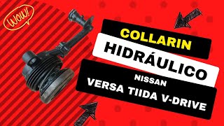 ✅️ cambio y purga del collarín hidráulico Nissan VERSA TIIDA VDRIVE [upl. by Nohtanhoj]