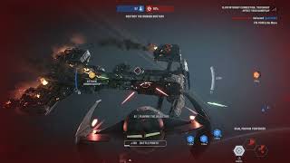 Starfighter Assault Gameplay  DQar First Order Star Wars Battlefront II [upl. by Anert813]