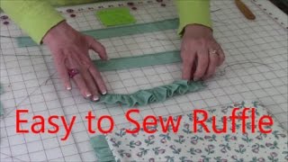 How to Sew a Ruffle  The Sewing Room Channel [upl. by Nahgiem]