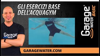 Gli esercizi base dellacquagym  Garage Water® BASIC [upl. by Ztnarf]