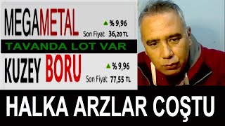 Halka Arz Hisseleri Coştu  Tavandaki Lotlar  Mega Metal  KuzeyBoru Hisse Analiz [upl. by Eduj]