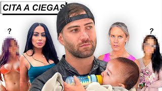 CITA A CIEGAS 5 MADRES SOLTERAS VS 1 PAPÁ ❤️ [upl. by Nnomae699]