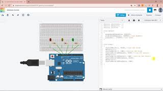 Aula 7  Lógica de Programação  define no Semáforo básico com Tinkercad [upl. by Oap937]