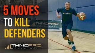 Top 5  DEADLY Basketball Moves to KILL Your Defender and Score More Points [upl. by Anai978]