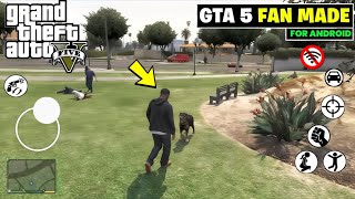 DOWNLOAD GTA 5 HIGH GRAPHICS FOR LOW DEVICE  ANDROIDIOS  FAN MADE [upl. by Colier]