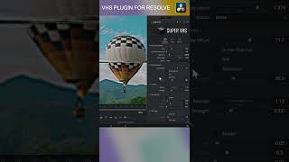 SuperVHS fusion plugin for Davinci Resolve davinciresolve18 cinematic davinciresolve19 vhs [upl. by Annoiek]