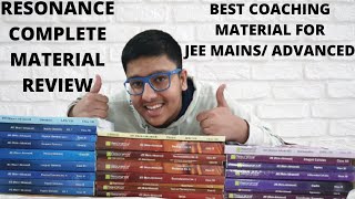 Best coaching material for IITJEE MAINSADVANCED  Resonance study material for IITJEE Review  dlp [upl. by Oigimer]