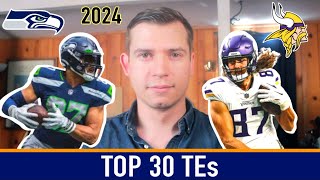 Ranking EVERY TE in the NFL  2024 Fantasy Football [upl. by Anitsej]