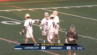 Full Game Manhasset 10 Garden City 8  boys lacrosse [upl. by Gnouhp]