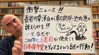 ？？？ライブ「長谷川幸洋氏が東大教授の池内恵に訴えられたが、なぜか上念司がこの件に便乗して、日本保守党をディスるという謎の行動を取り始めた！なんで？」 [upl. by Heber]