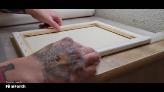 How to Professionally laminate canvas for sublimation at home [upl. by Nonregla718]