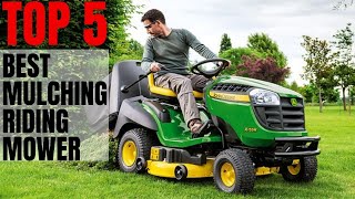 5 Best Mulching Riding Mower  Check My Best Budget Mulching Mower [upl. by Eirak]