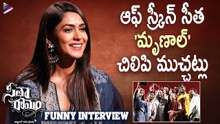 Mrunal Thakur Funny Interview with OG Filmmakers  Sita Ramam Movie  DulQuer Salmaan  Rashmika [upl. by Haikezeh]