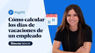 Cómo calcular los días de vacaciones de un empleado  Rincón laboral ⚖️ [upl. by Neelhsa]