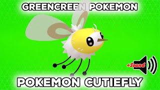 Pokemon Cutiefly  GreenScreen  Pokémon GO  👍POGOTUBE✅✨ [upl. by Shiri]