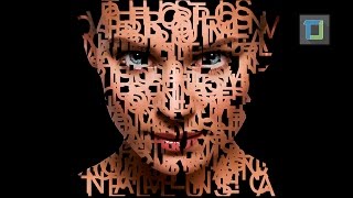 Text Portrait in Photoshop Cs6  Photo Effects Tutorial [upl. by Halullat]