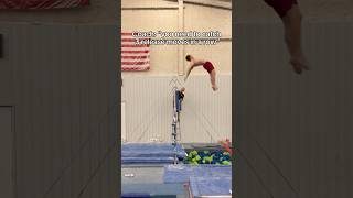 This was a hard challenge 😅 gymnastics gymnast sports olympics olympic fail fails ncaa [upl. by Main]