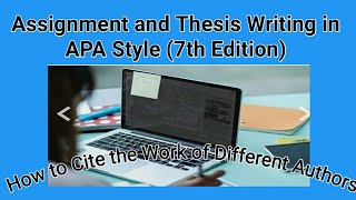 The Ultimate Guide to APA Style 7th Edition  Citation Style [upl. by Culbertson]