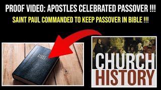 Important Video Proof From Church History Apostles Celebrated Passover  Almas Jacob [upl. by Corty]