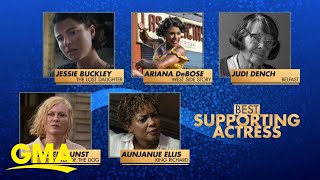 2022 Oscar nominations announced for supporting acting categories l GMA [upl. by Maltzman]