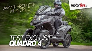 TEST  QUADRO 4 EN EXCLUSIVITÉ MONDIALE [upl. by Ecaj]