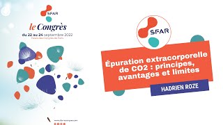 Épuration extracorporelle de CO2  principes avantages et limites  HROZE  SFAR [upl. by Dash]