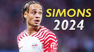 Xavi Simons 2024 ● Skills Goals amp Passes 🇳🇱 [upl. by Neelloj494]