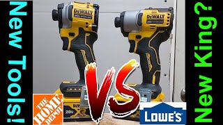 NEW KING 👑 DeWalt Atomic DCF850 Home Depot 🔥 VS 🔥 DeWalt DCF840 Lowes Impact Drivers [upl. by Shellans57]