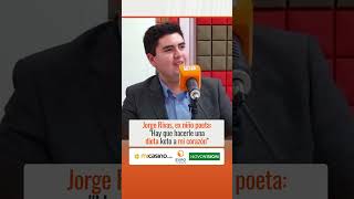 Jorge Rivas ex niño poeta quotHay que hacerle una dieta keto a mi corazónquot  Ingobernables [upl. by Airasor55]