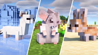 18 Amazing Minecraft Mods 1201 121 and below  SUPER CUTE Animals [upl. by Oulman]