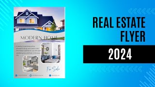 desing Real Estate Flyer 2024 [upl. by Hgielsa]