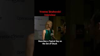 Yvonne Strahovski Describes a Typical Day on the Set of Chuck [upl. by Analim]