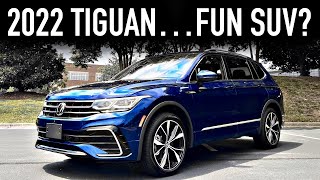 2022 VW Tiguan SEL R Line Review Underrated Daily [upl. by Lobell]