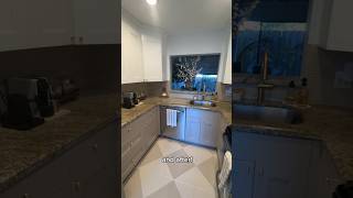 DIY kitchen makeover before and after 🤩 This renovation was done with no demo just paint 🤯 [upl. by Idyh]